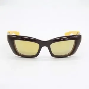 NEW BOTTEGA VENETA BV1182S 002 UNISEX BROWN YELLOW SUNGLASSES BV 1182S Bottega Veneta | Accessories | New Bottega Veneta Bv182s 02  main image 2